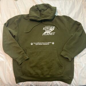 Kinder Planet army green sweatshirt